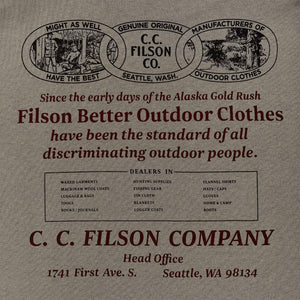 S/s pioneer graphic t-shirt by Filson | Morel/chainlink (Gray)