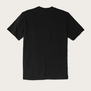 Pioneer graphic t-shirt by Filson | Black / deer bust (Black)