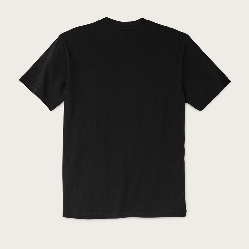 Pioneer graphic t-shirt by Filson | Black / deer bust (Black)