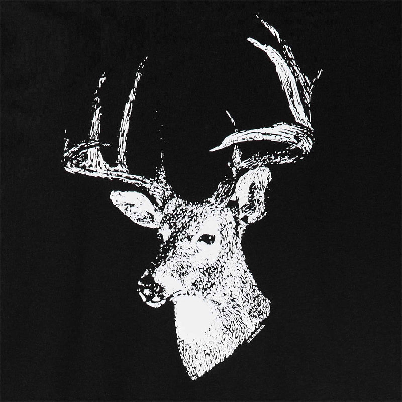 Pioneer graphic t-shirt by Filson | Black / deer bust (Black)