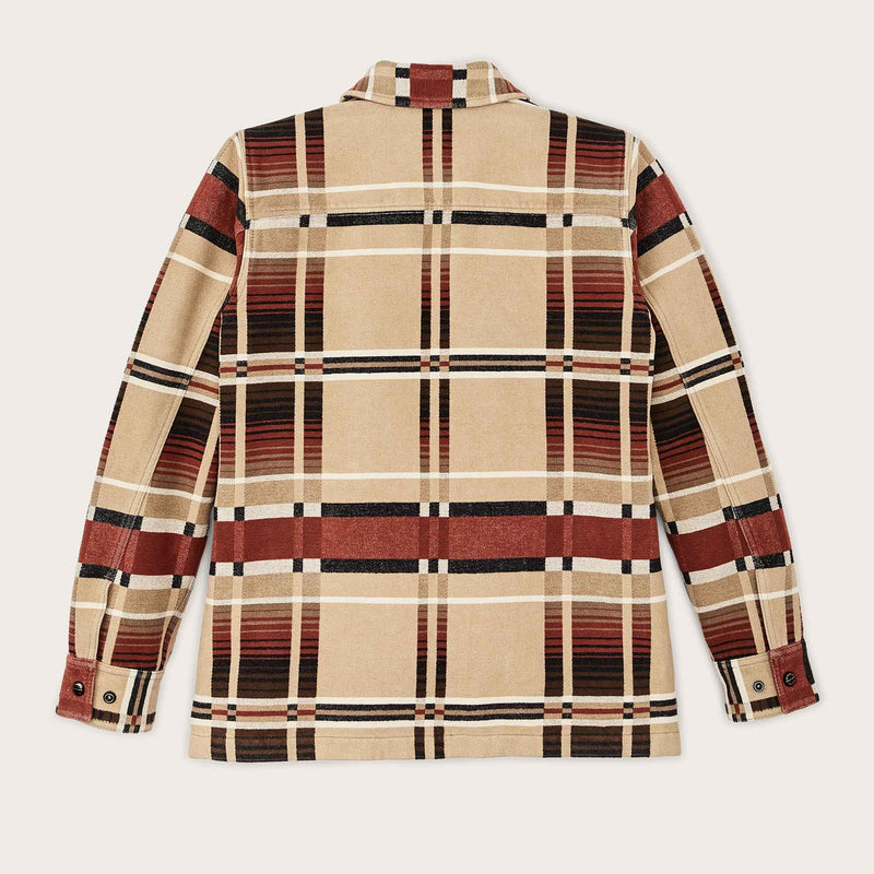 Women's beartooth work coat by Filson | Bloodstone / tan ombre (Multicolor)