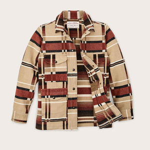 Women's beartooth work coat by Filson | Bloodstone / tan ombre (Multicolor)